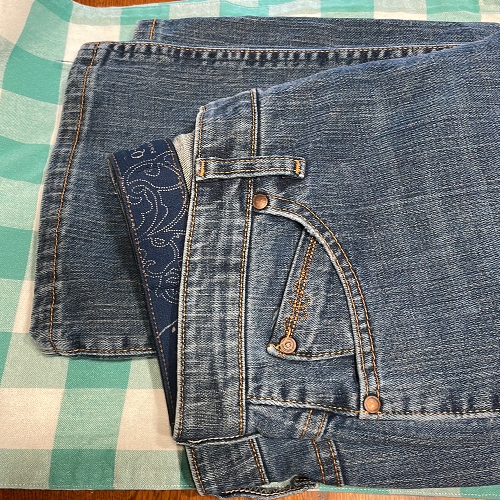 Size 11/12 34 length Q-Baby Wrangler Jeans